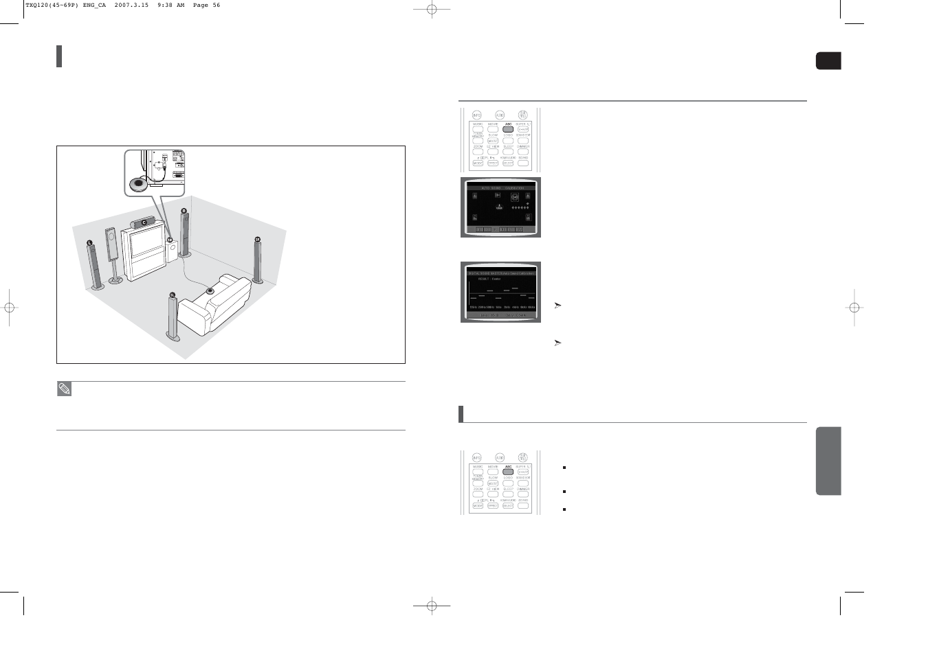 Auto sound calibration setup | Sierra Wireless HT-TXQ120 User Manual | Page 29 / 36