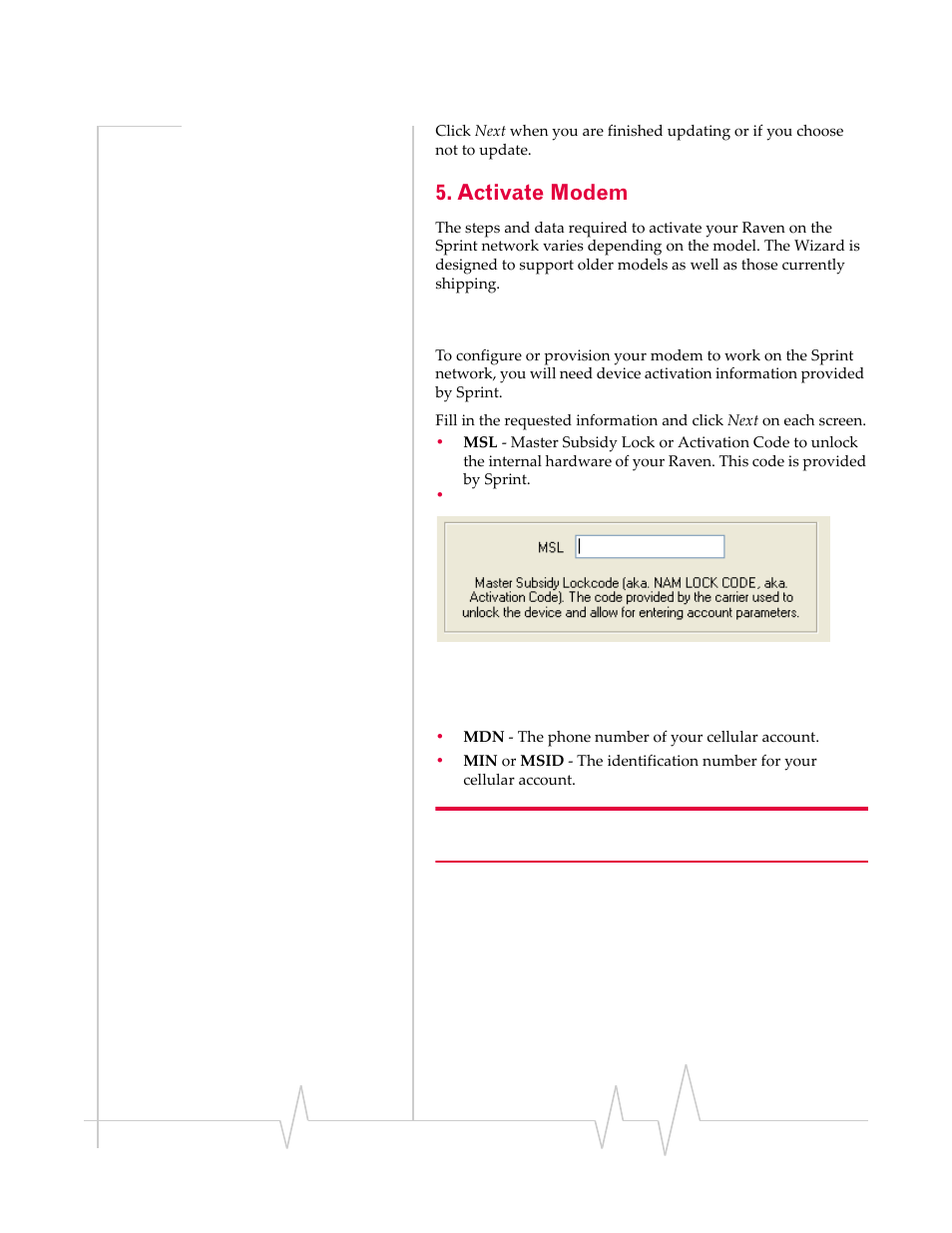 Activate modem | Sierra Wireless RAVEN 1X 20070914 User Manual | Page 29 / 176