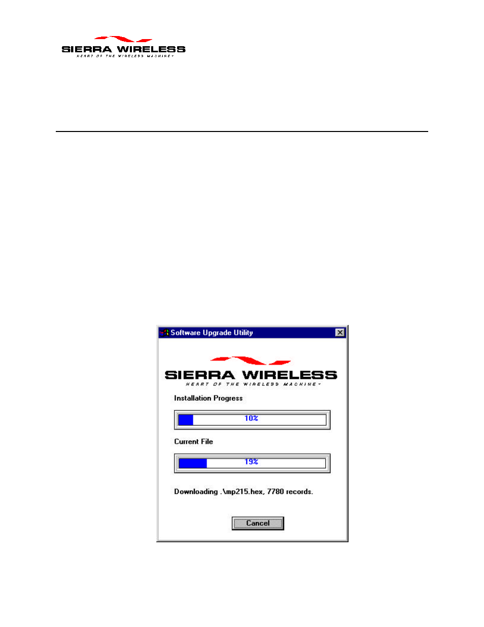 Installing mp215 firmware and utility software, Installing mp215 firmware | Sierra Wireless MP215 User Manual | Page 21 / 38