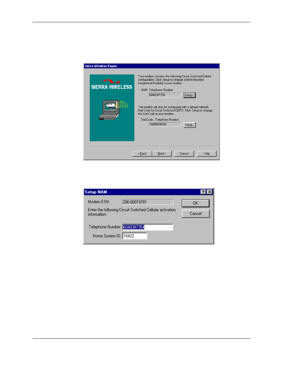 Amps provisioning | Sierra Wireless MP215 User Manual | Page 24 / 38