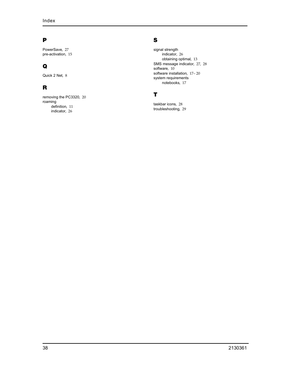Sierra Wireless PC3320 User Manual | Page 40 / 40