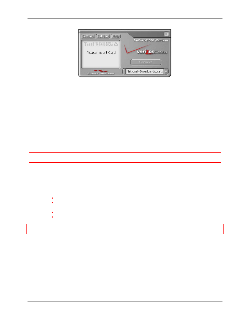 Inserting the aircard 580, Removing the aircard 580 | Sierra Wireless 580 User Manual | Page 13 / 41