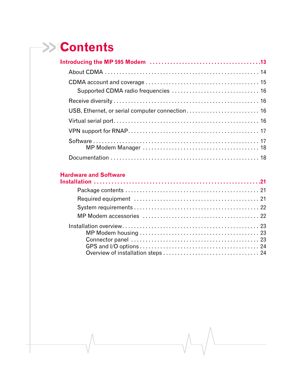 Sierra Wireless MP 595 User Manual | Page 7 / 68
