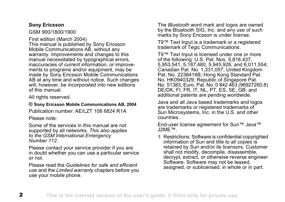 Sunway GSM 900 User Manual | Page 2 / 97
