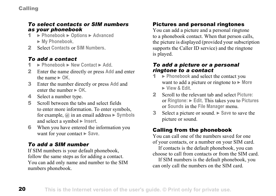 Sunway GSM 900 User Manual | Page 20 / 97