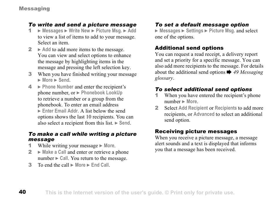 Sunway GSM 900 User Manual | Page 40 / 97