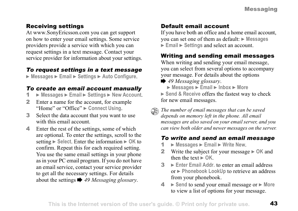 Sunway GSM 900 User Manual | Page 43 / 97