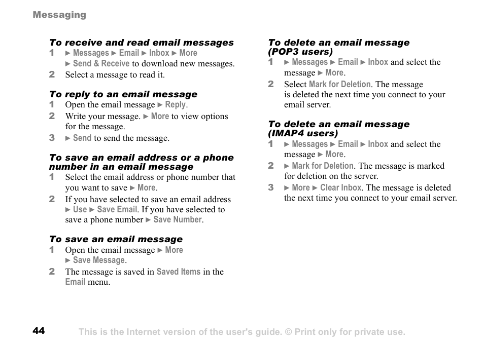 Sunway GSM 900 User Manual | Page 44 / 97