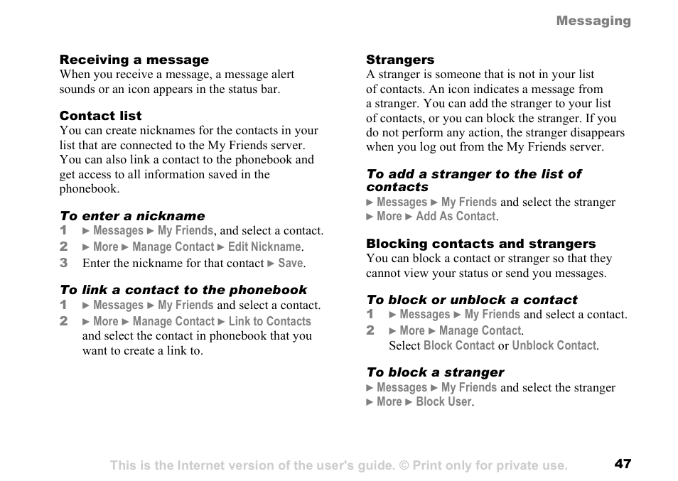 Sunway GSM 900 User Manual | Page 47 / 97