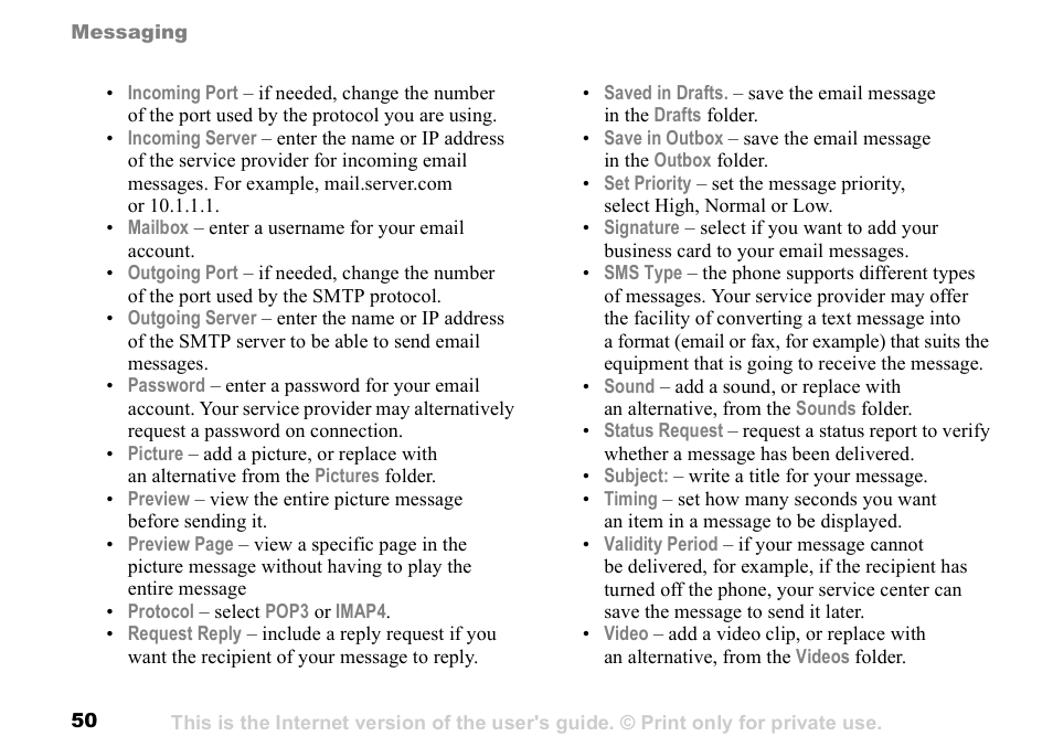 Sunway GSM 900 User Manual | Page 50 / 97