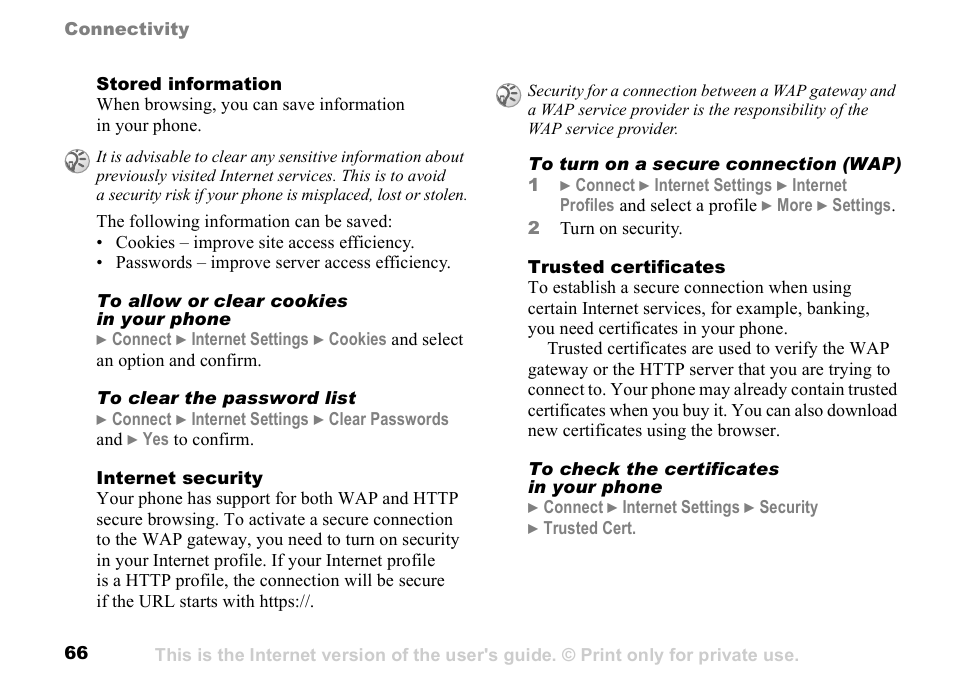 Sunway GSM 900 User Manual | Page 66 / 97