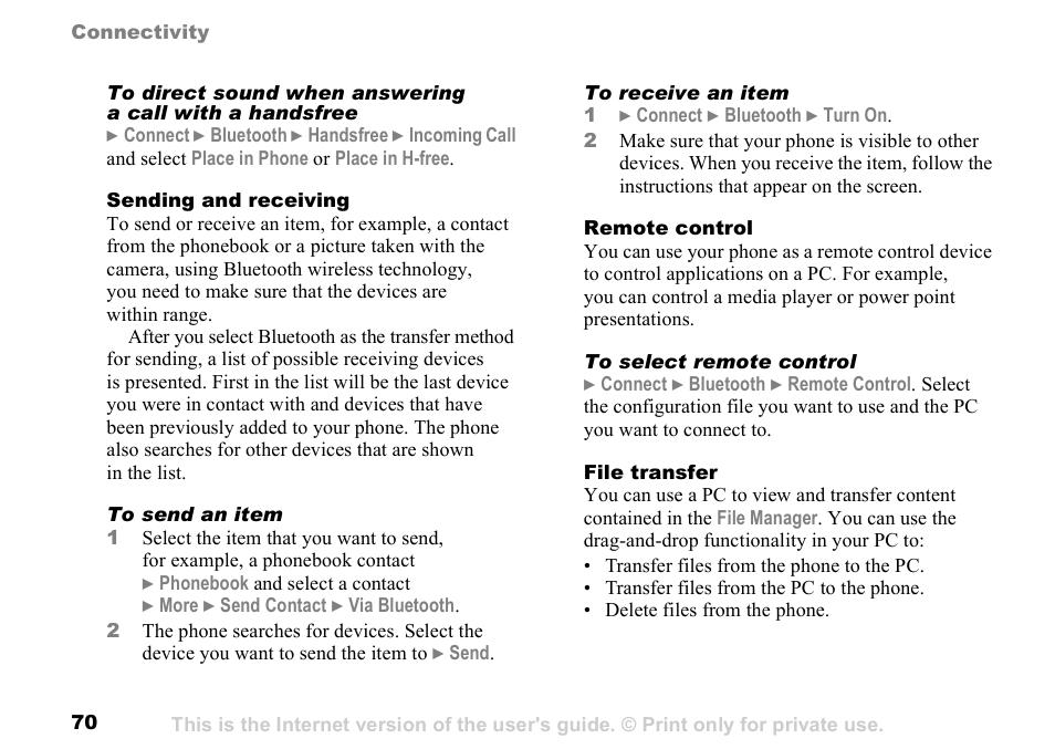 Sunway GSM 900 User Manual | Page 70 / 97