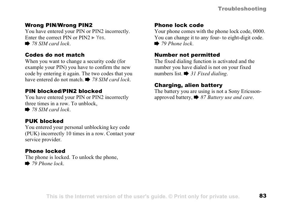 Sunway GSM 900 User Manual | Page 83 / 97