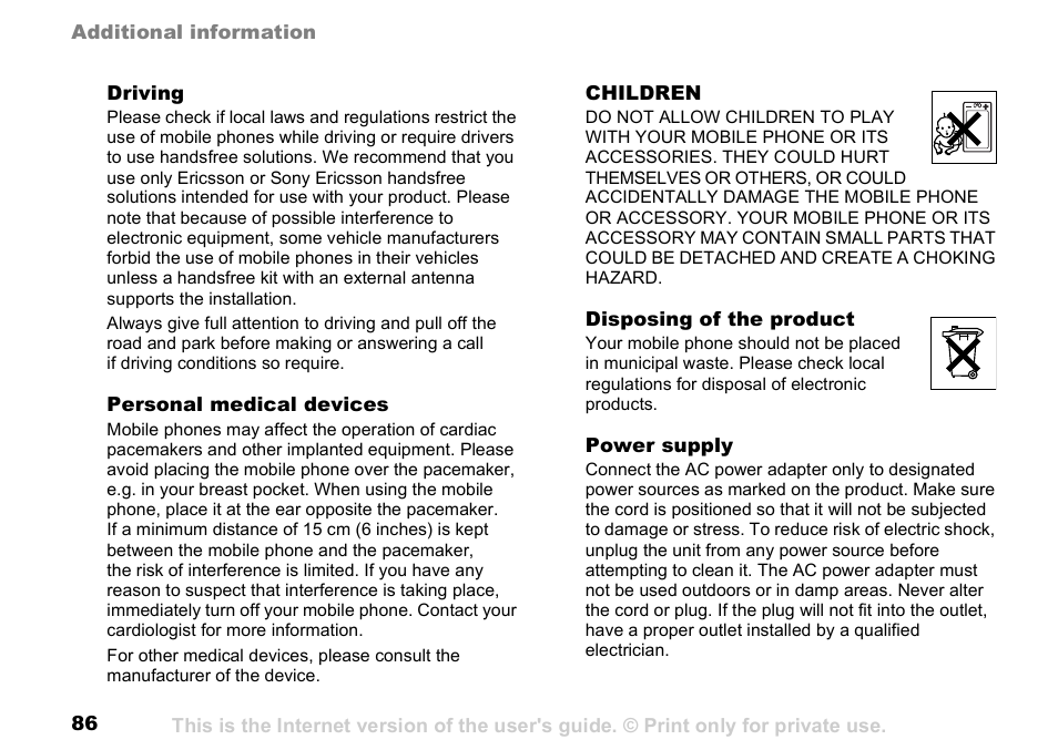 Sunway GSM 900 User Manual | Page 86 / 97