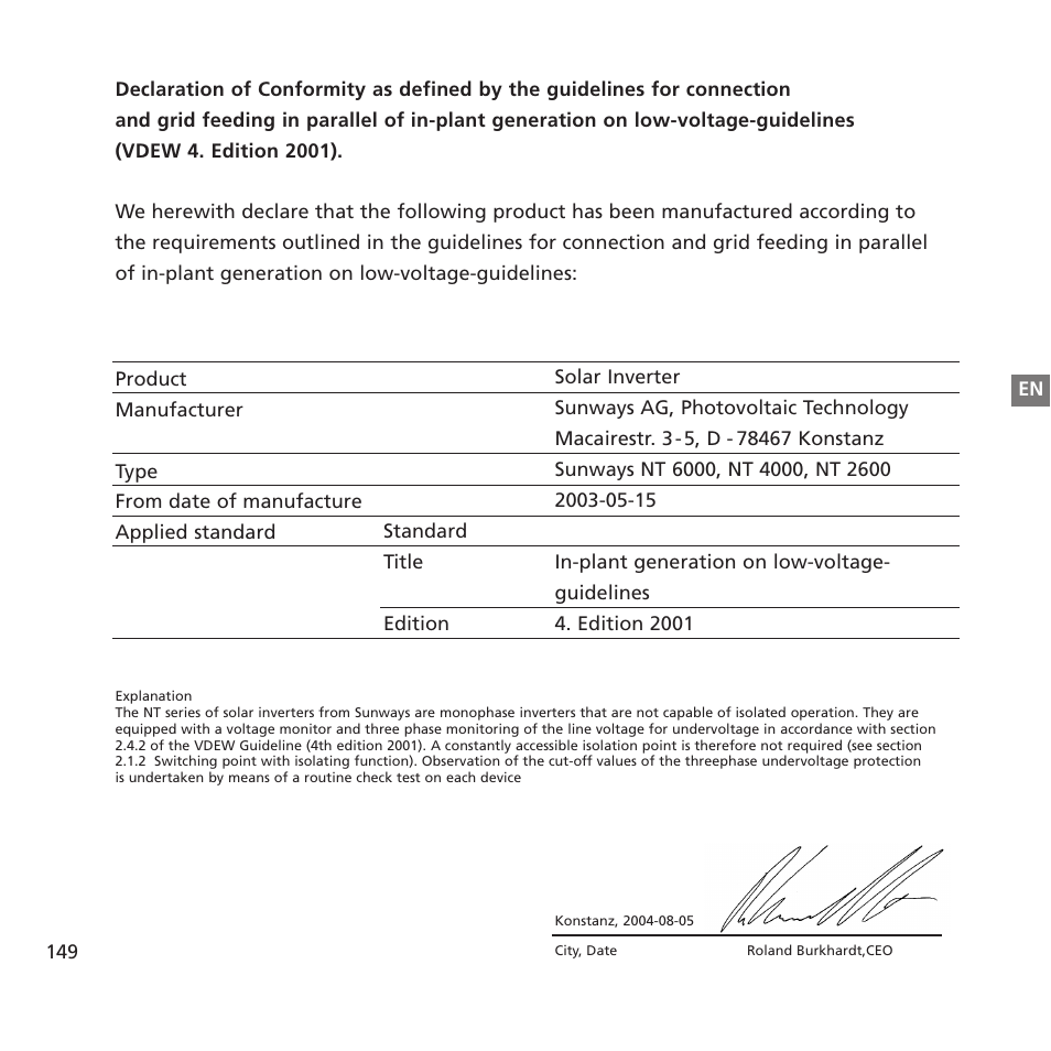 Sunway NT 2600 User Manual | Page 73 / 76