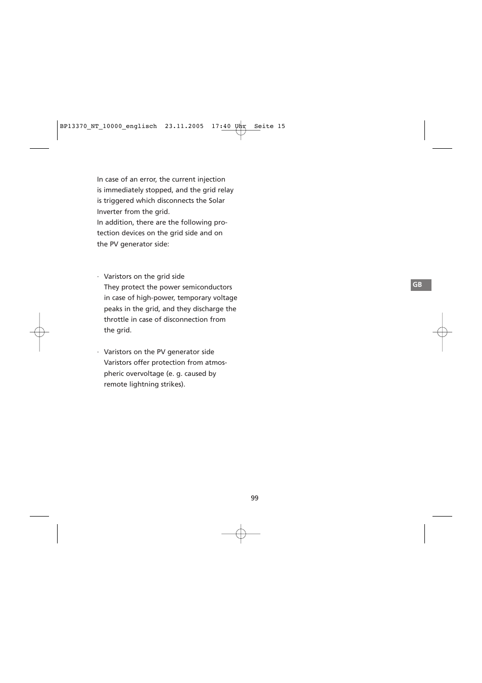 Sunway NT 10000 User Manual | Page 15 / 82