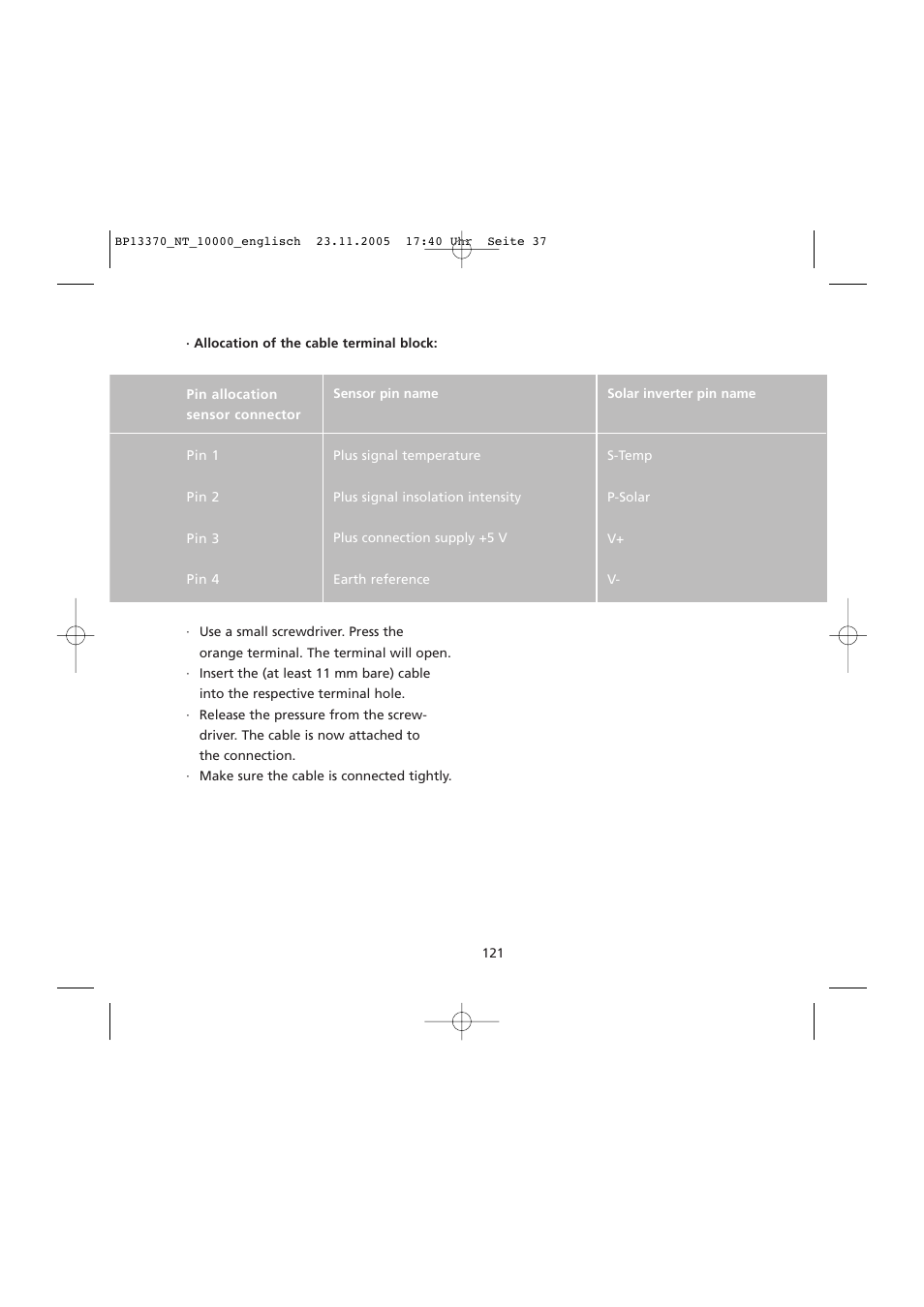 Sunway NT 10000 User Manual | Page 37 / 82