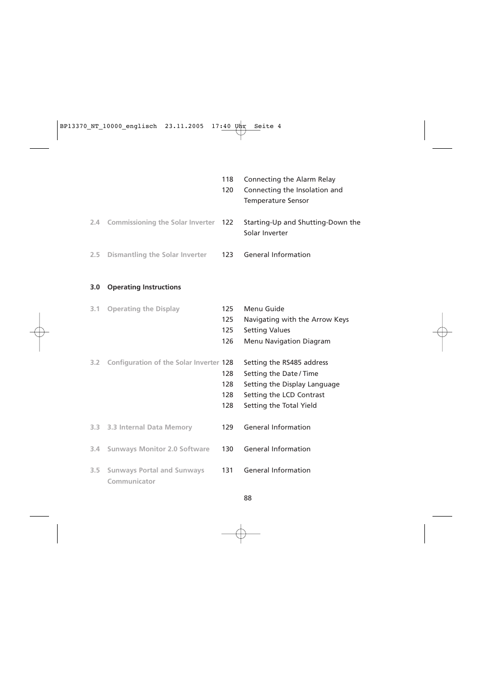 Sunway NT 10000 User Manual | Page 4 / 82