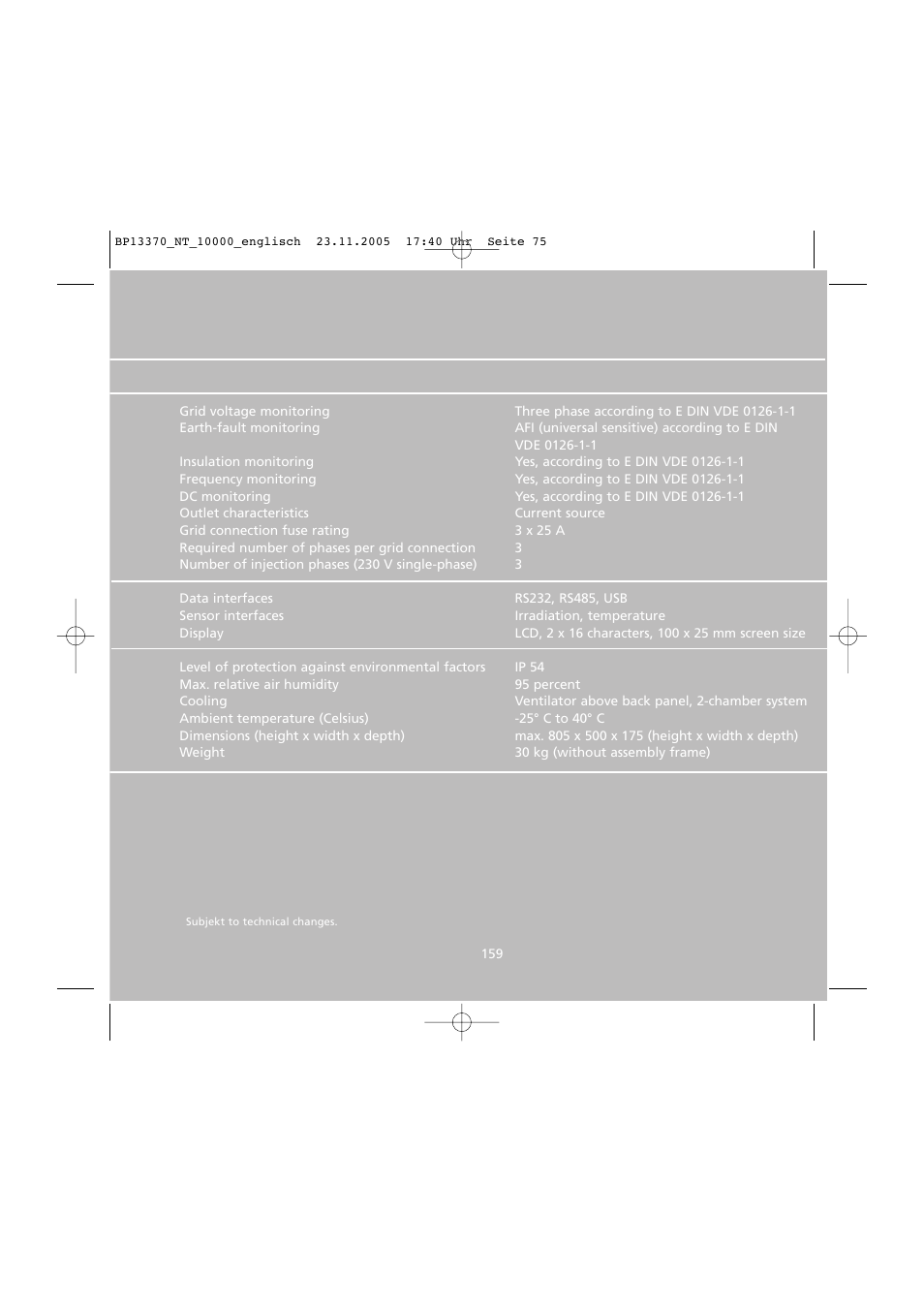 Sunway NT 10000 User Manual | Page 75 / 82