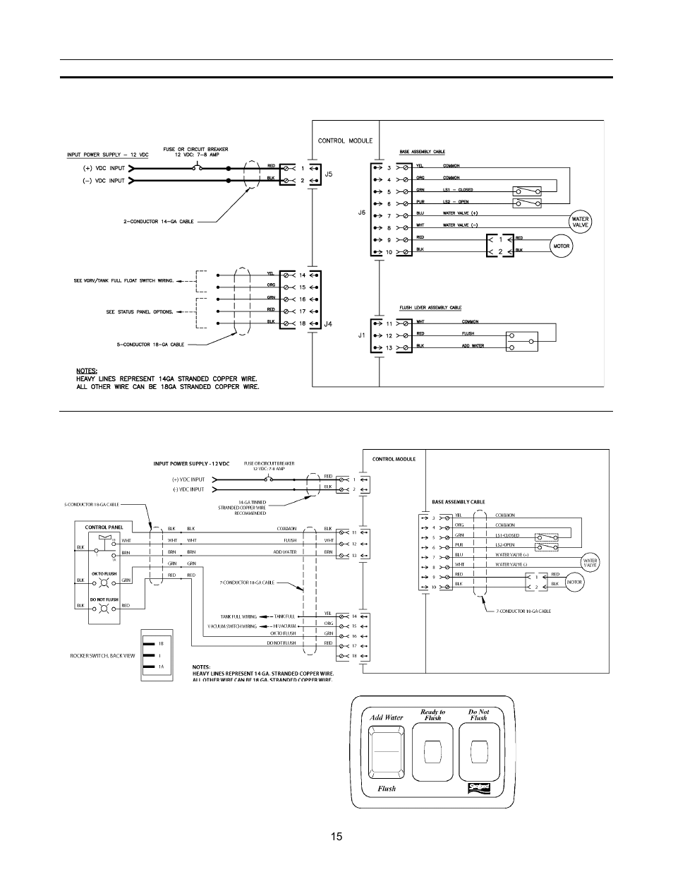 Rv wiring diagrams | SeaLand 3000 User Manual | Page 15 / 24