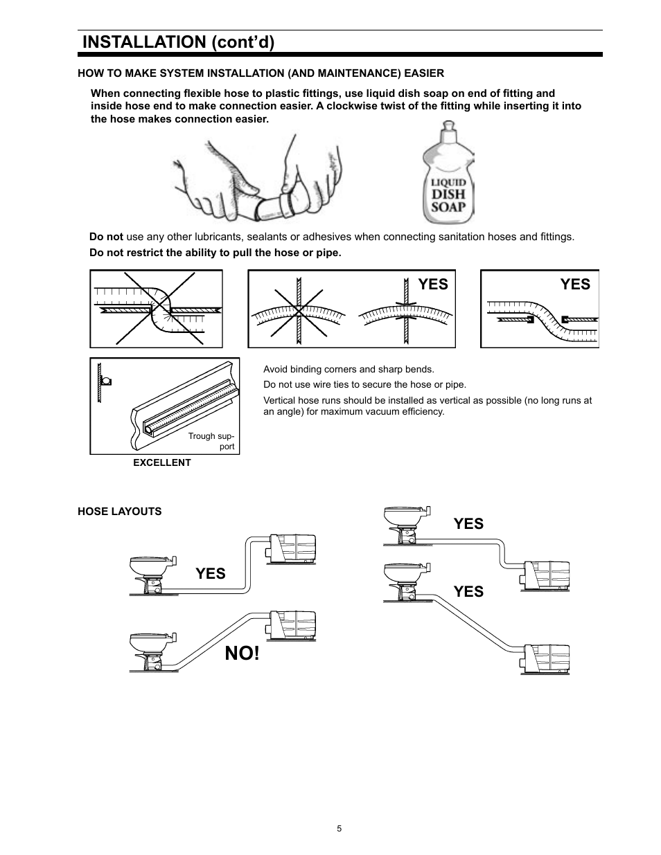 Making installation easier, Installation (cont’d) | SeaLand 1 2500 Series User Manual | Page 5 / 12