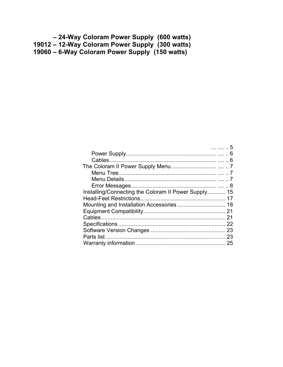 Select Products II User Manual | Page 2 / 25