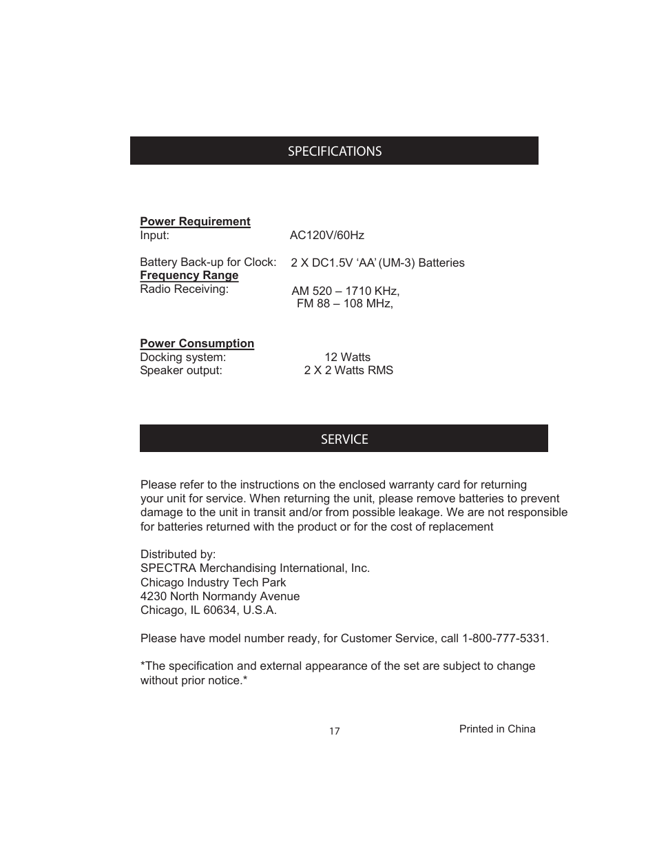 Spectra Hello Kitty KT4560 User Manual | Page 19 / 19