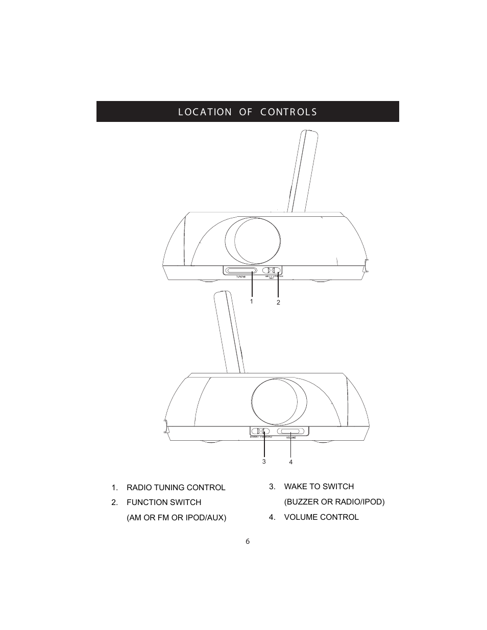 5b.pdf, L oc a t ion of c ont r ol s | Spectra Hello Kitty KT4560 User Manual | Page 7 / 19