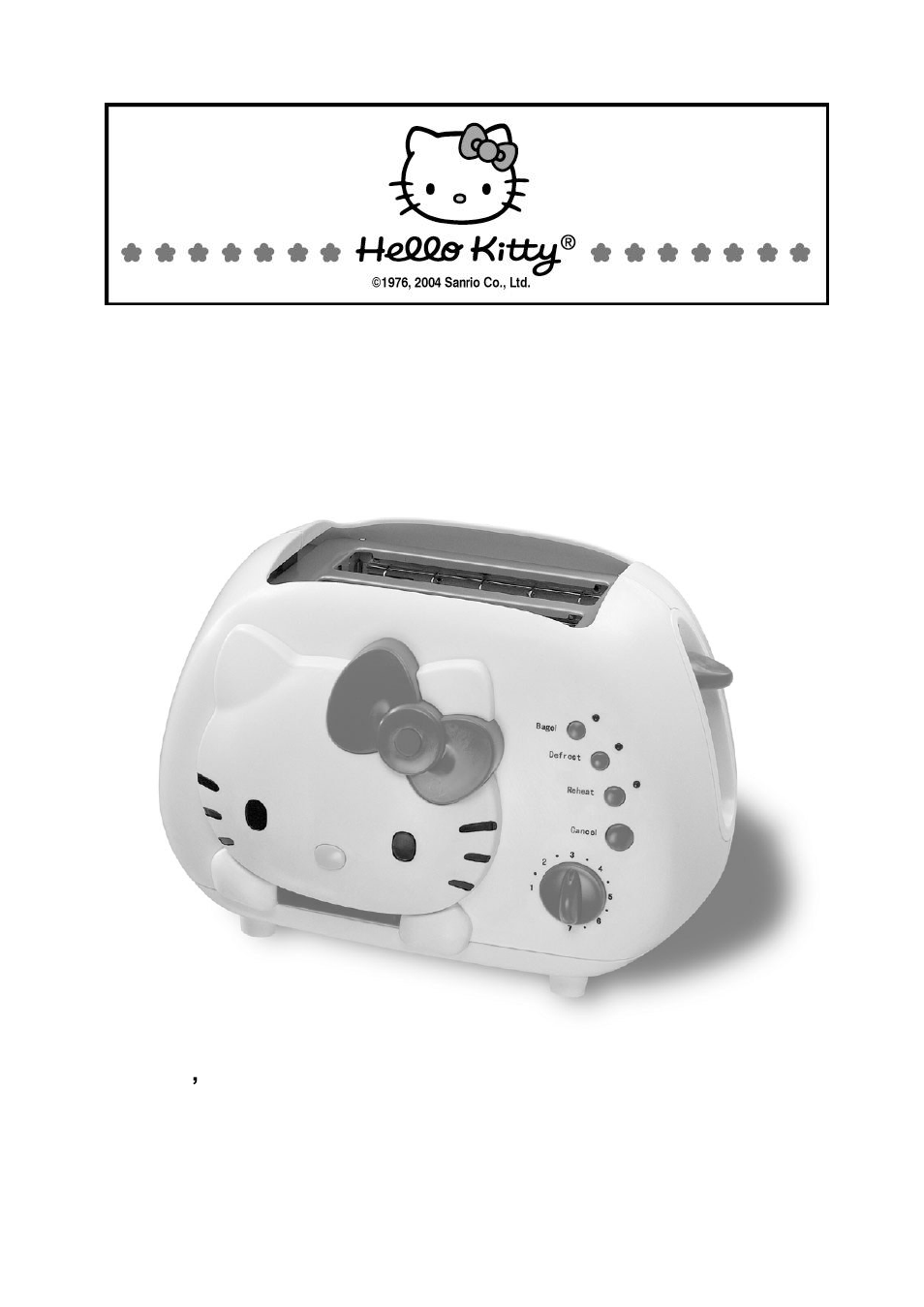 Spectra Hello Kitty KT5211 User Manual | 5 pages