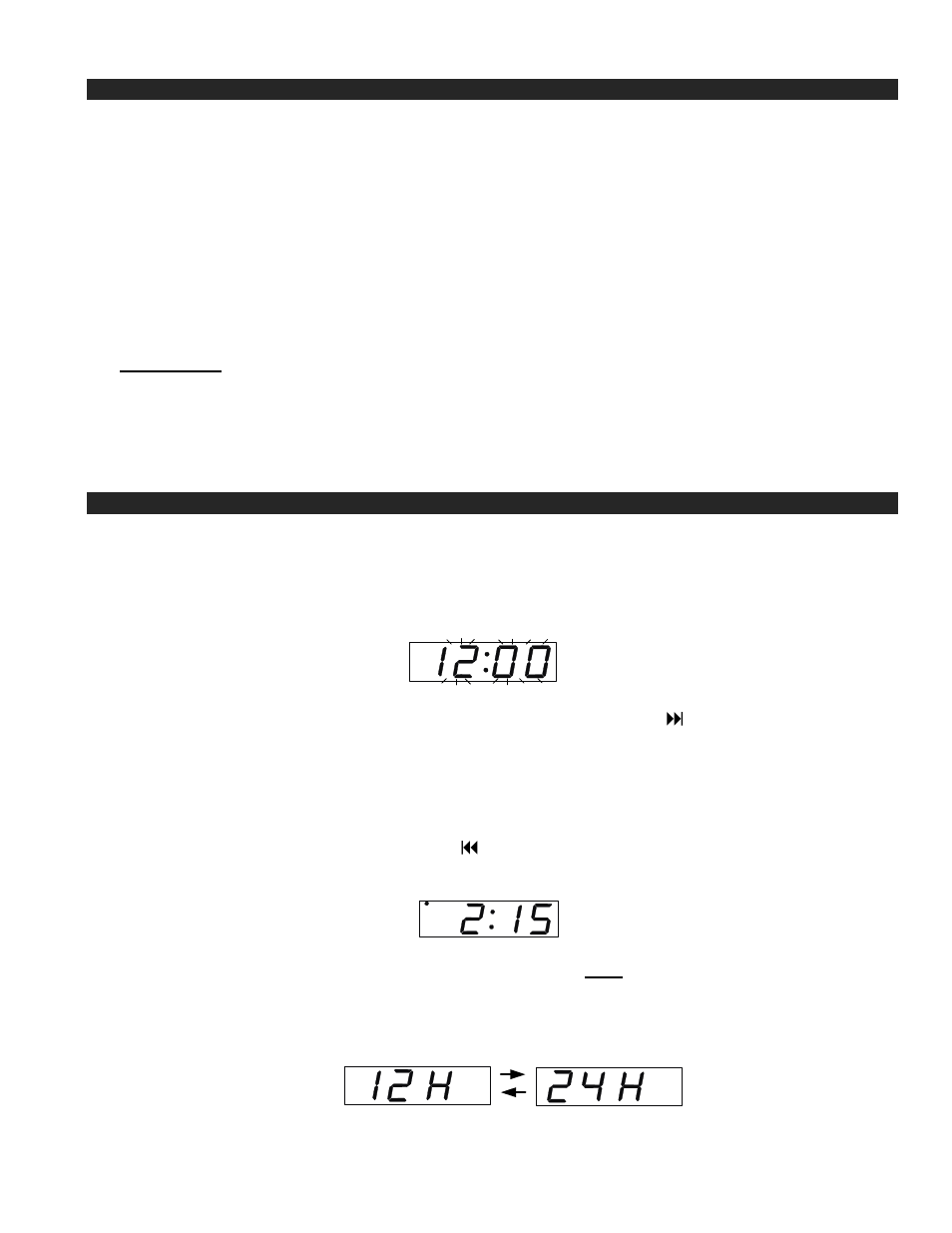 Backup battery installation, Time setting | Spectra Hello Kitty KT2053 User Manual | Page 6 / 15