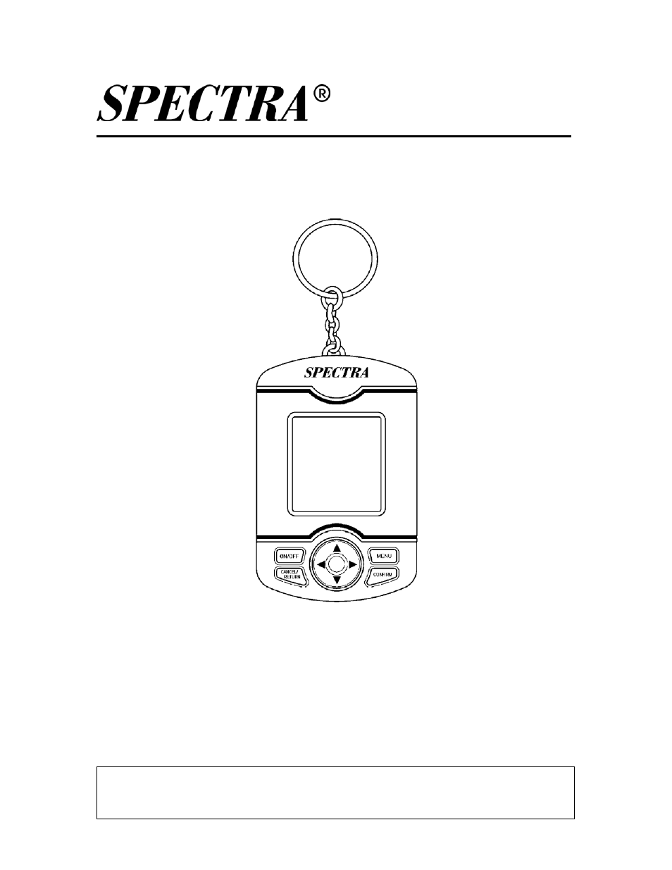 Spectra DPF-105 User Manual | 9 pages