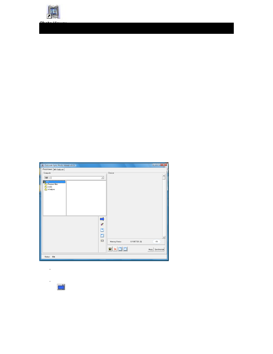Outlook and image synchronization | Spectra DPF-105 User Manual | Page 6 / 9