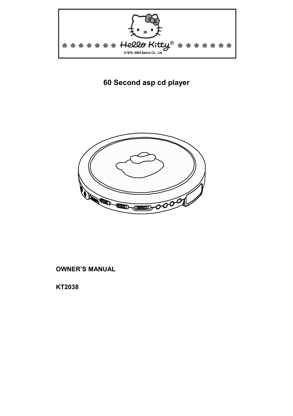Spectra KT2038 User Manual | 14 pages