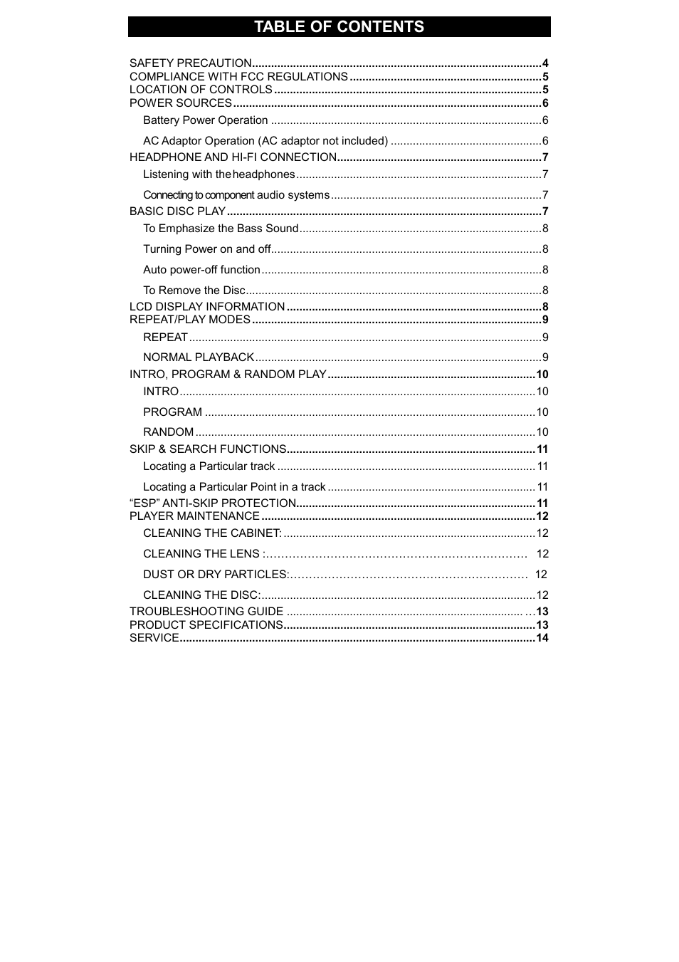 Spectra KT2038 User Manual | Page 3 / 14