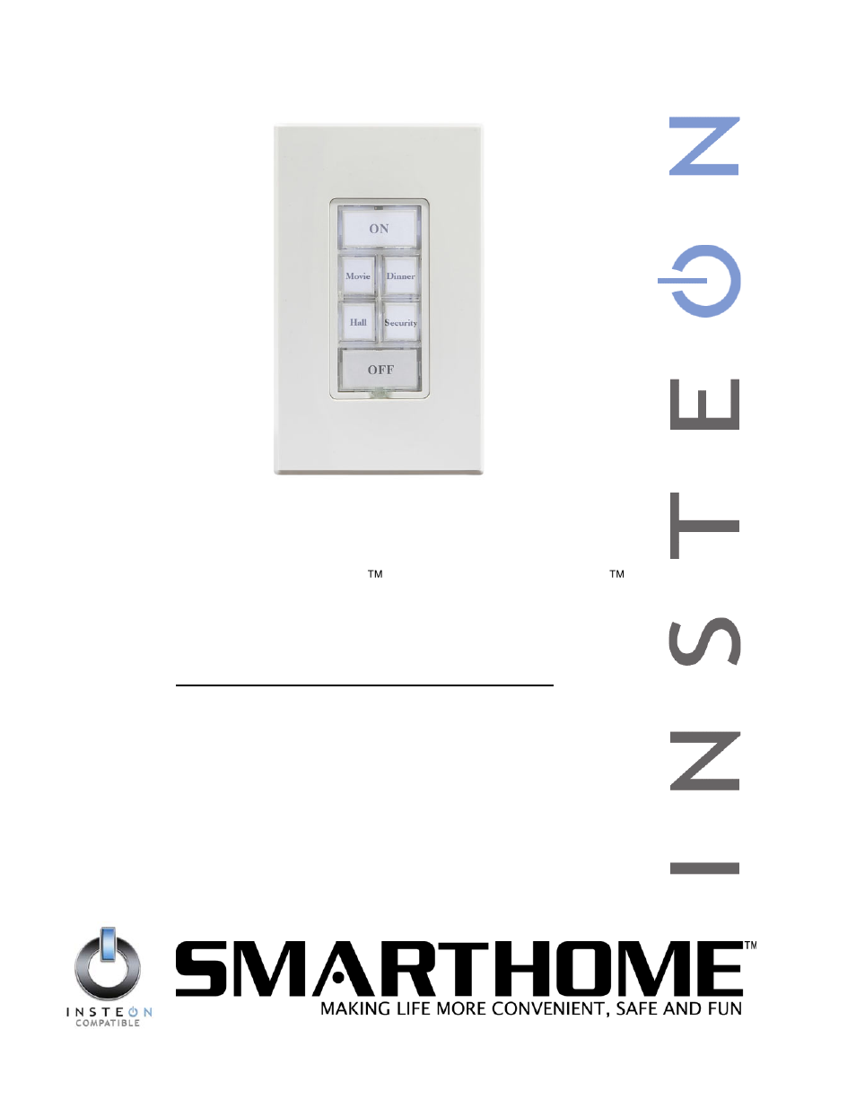 Smarthome NSTEON KEYPADLINK 2486D User Manual | 38 pages