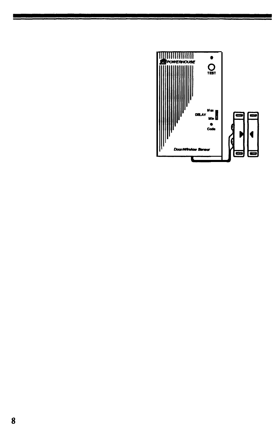 Setting up door/ window sensor(s) | Smarthome SUPERVISED WIRELESS SECURITY CONSOLE PS561 User Manual | Page 8 / 33