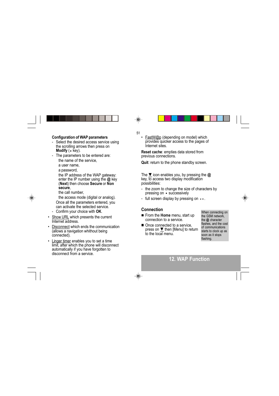 Wap function | Sagem MY 302X User Manual | Page 52 / 63