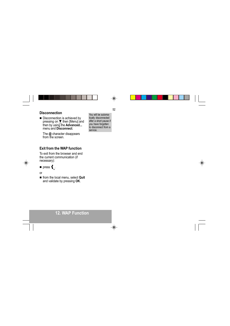 Wap function | Sagem MY 302X User Manual | Page 53 / 63