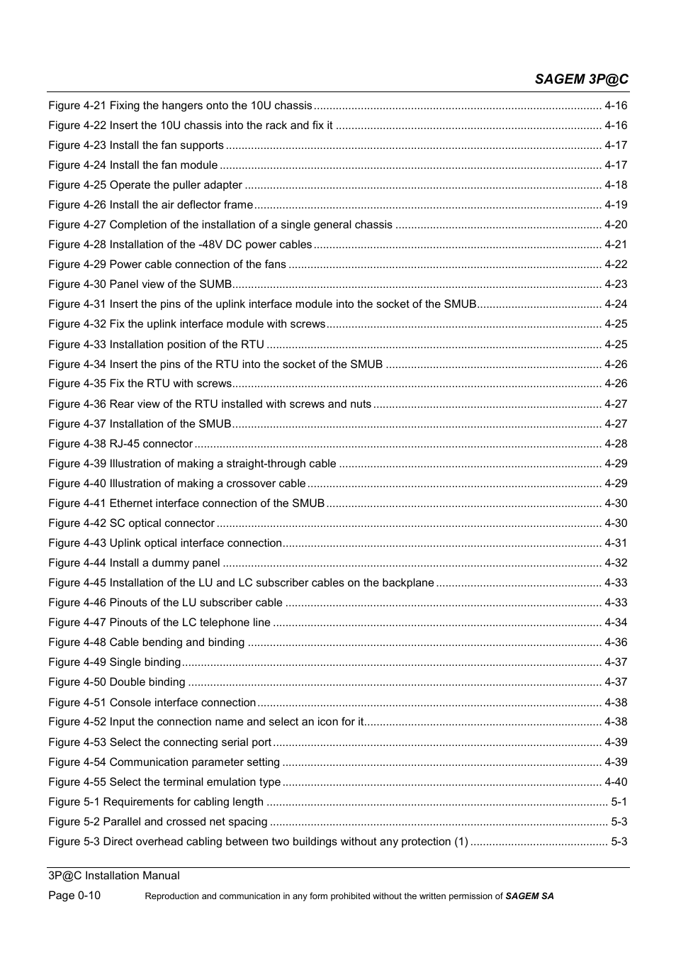 Sagem 3p@c | Sagem 4450E User Manual | Page 11 / 198