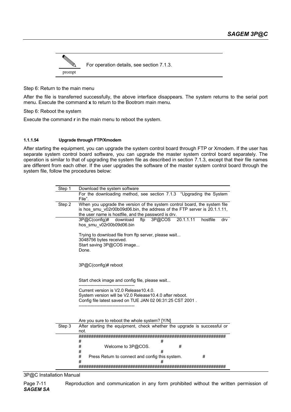 Sagem 3p@c | Sagem 4450E User Manual | Page 126 / 198