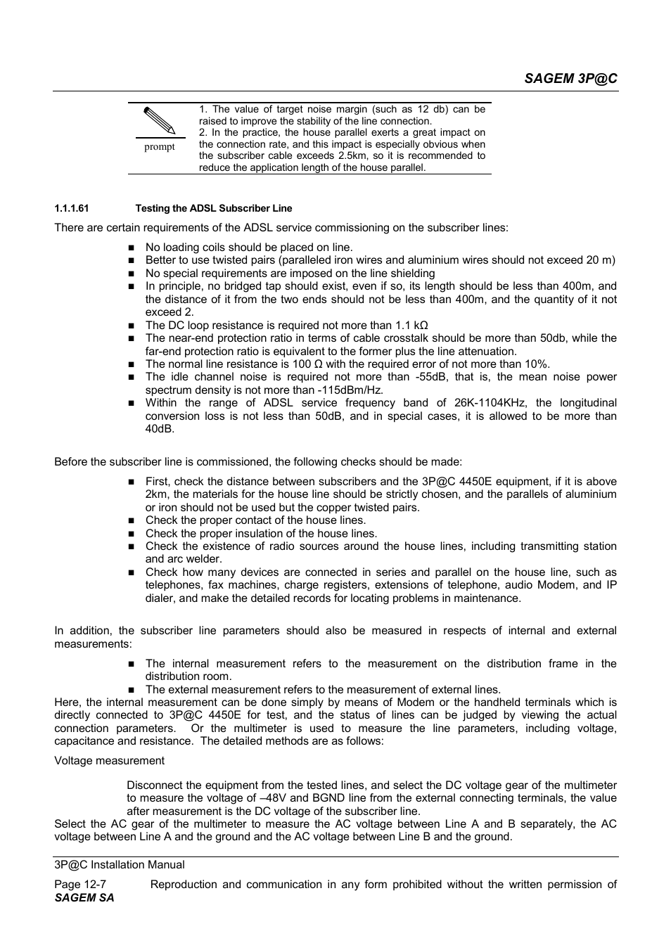 Sagem 3p@c | Sagem 4450E User Manual | Page 164 / 198