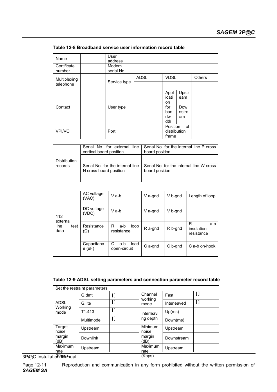 Sagem 3p@c | Sagem 4450E User Manual | Page 168 / 198