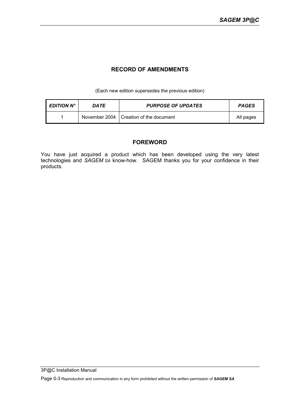 Sagem 4450E User Manual | Page 4 / 198