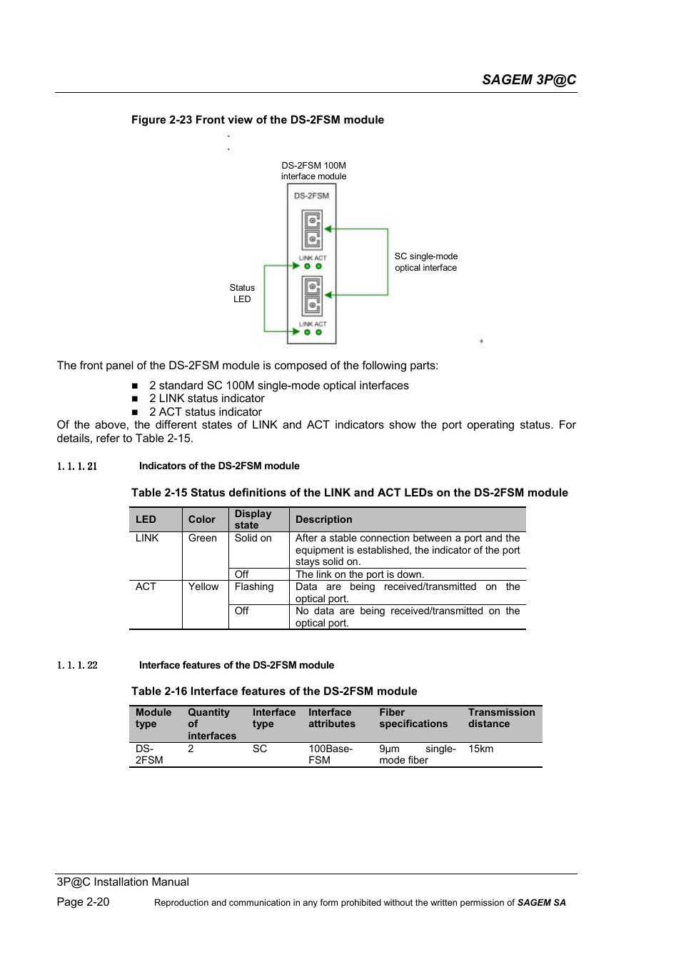 Sagem 3p@c | Sagem 4450E User Manual | Page 43 / 198