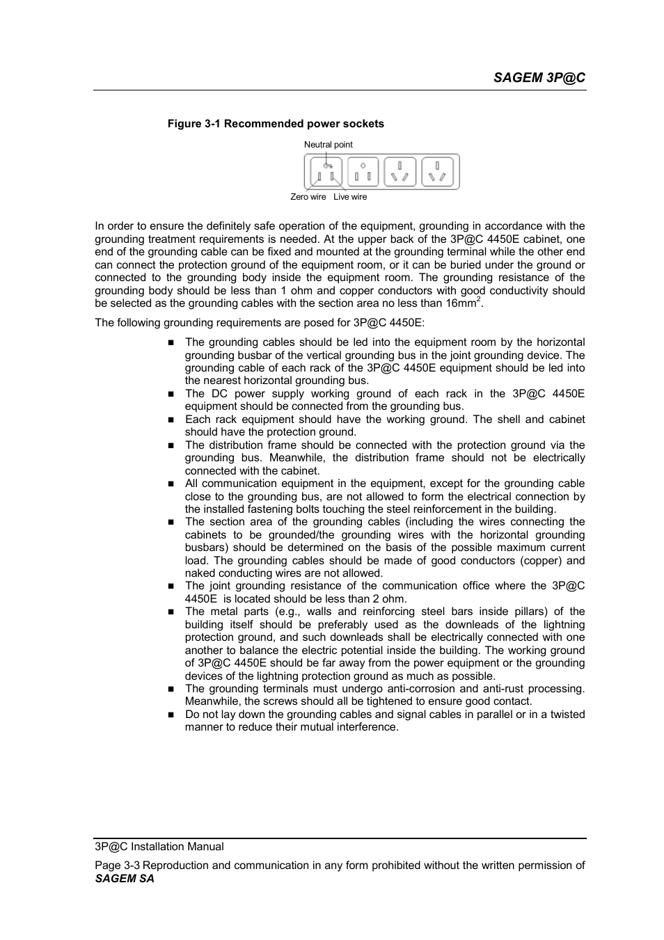 Sagem 3p@c | Sagem 4450E User Manual | Page 50 / 198