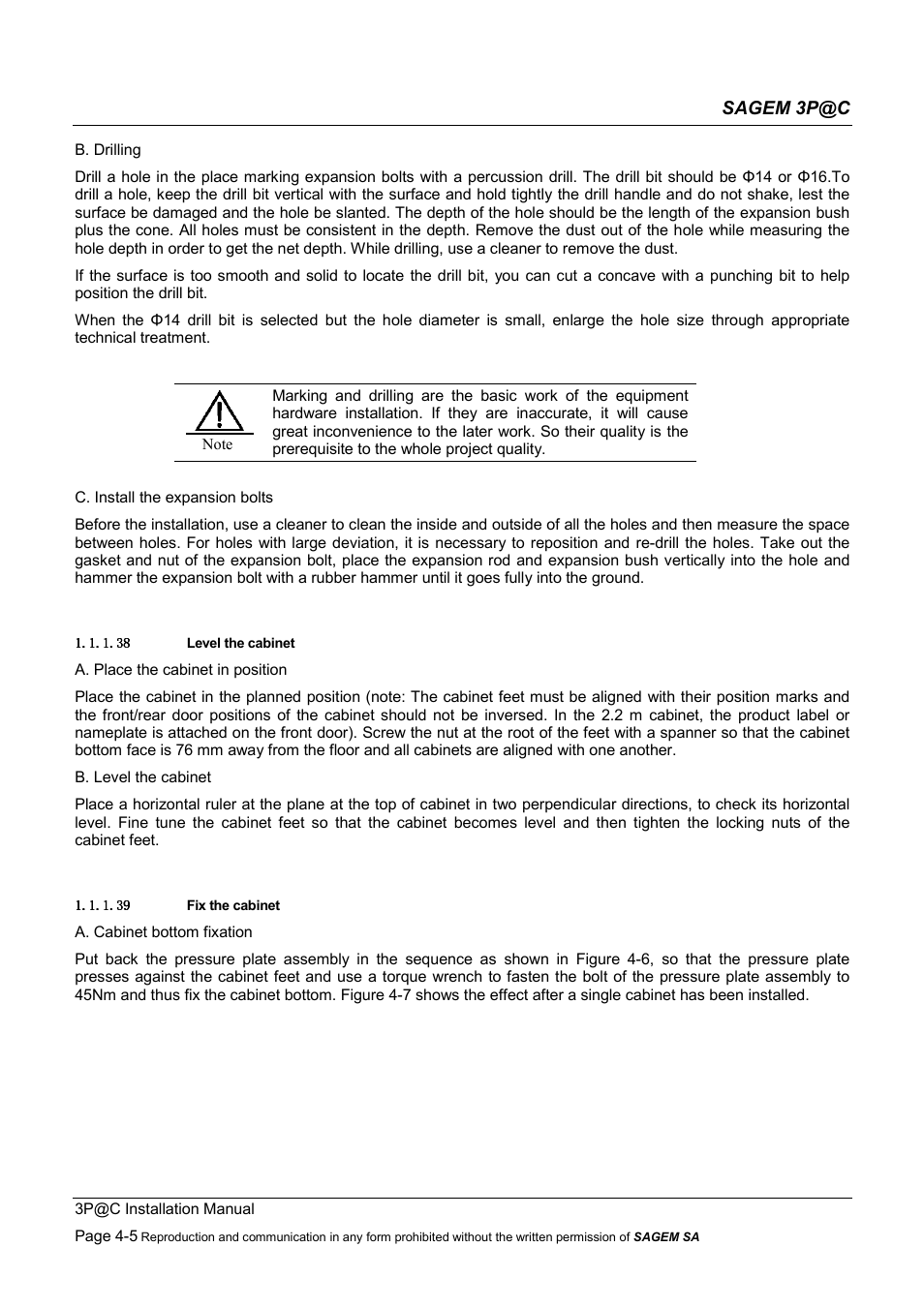 Sagem 3p@c | Sagem 4450E User Manual | Page 66 / 198