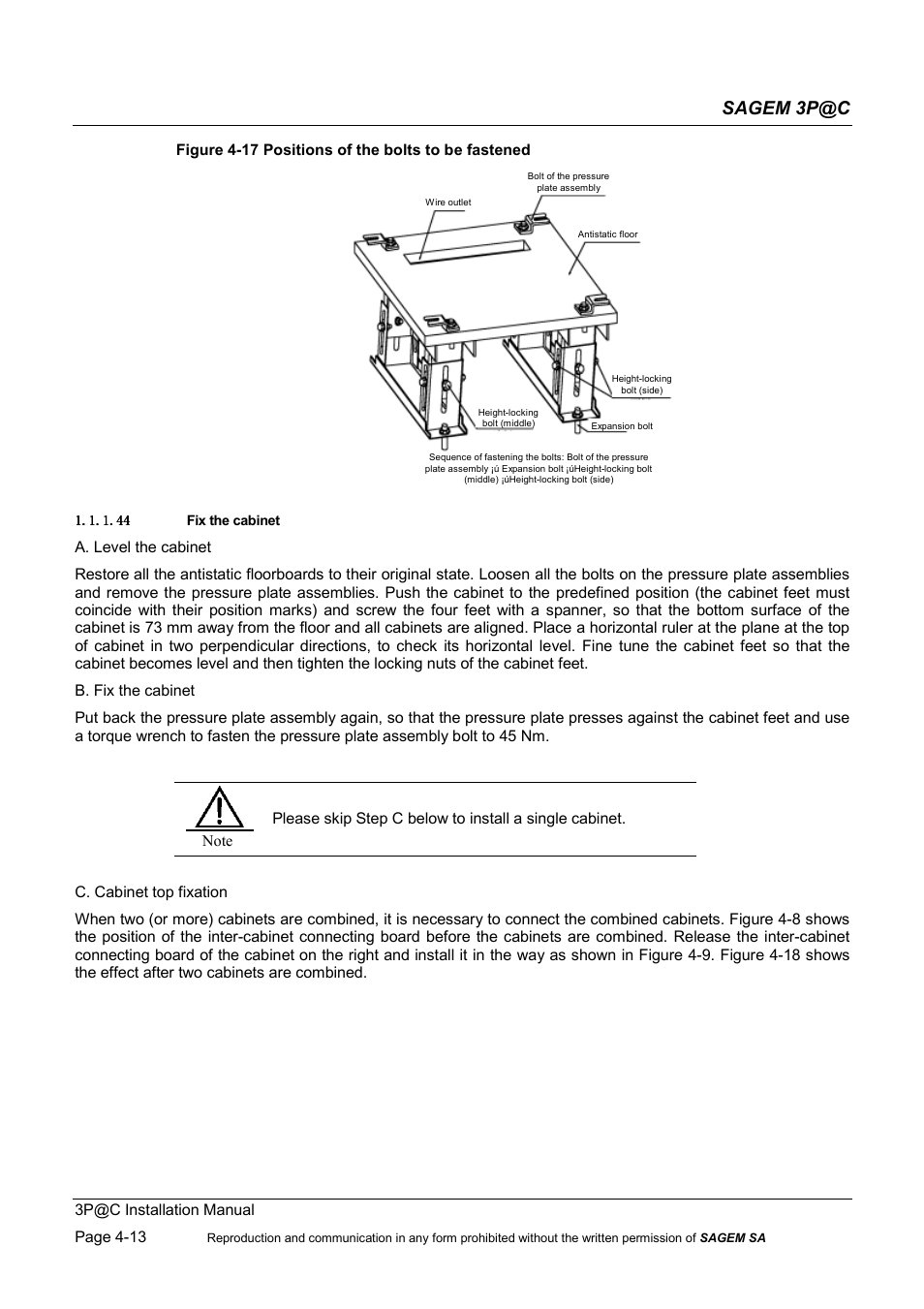 Sagem 3p@c | Sagem 4450E User Manual | Page 74 / 198