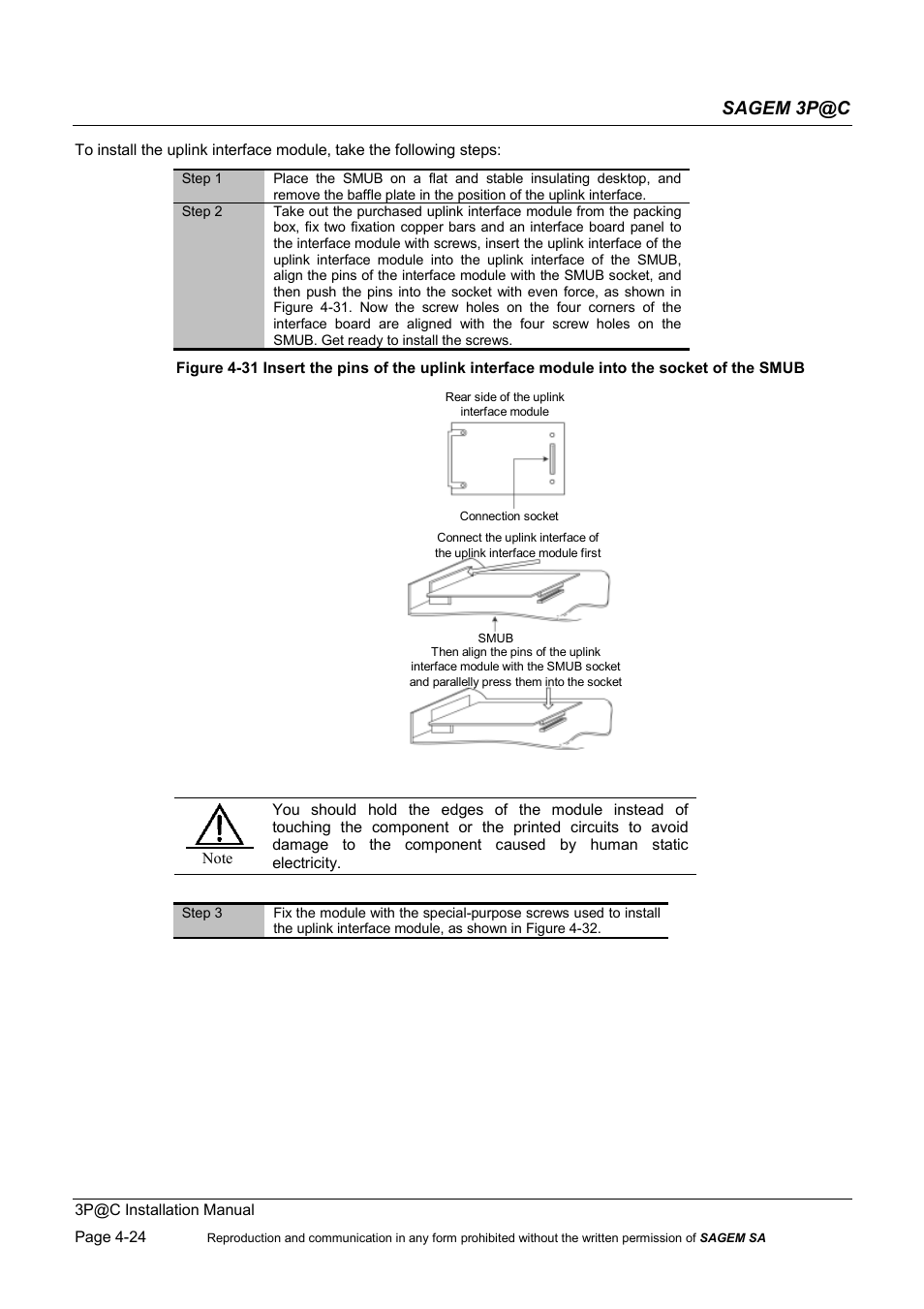 Sagem 3p@c | Sagem 4450E User Manual | Page 85 / 198