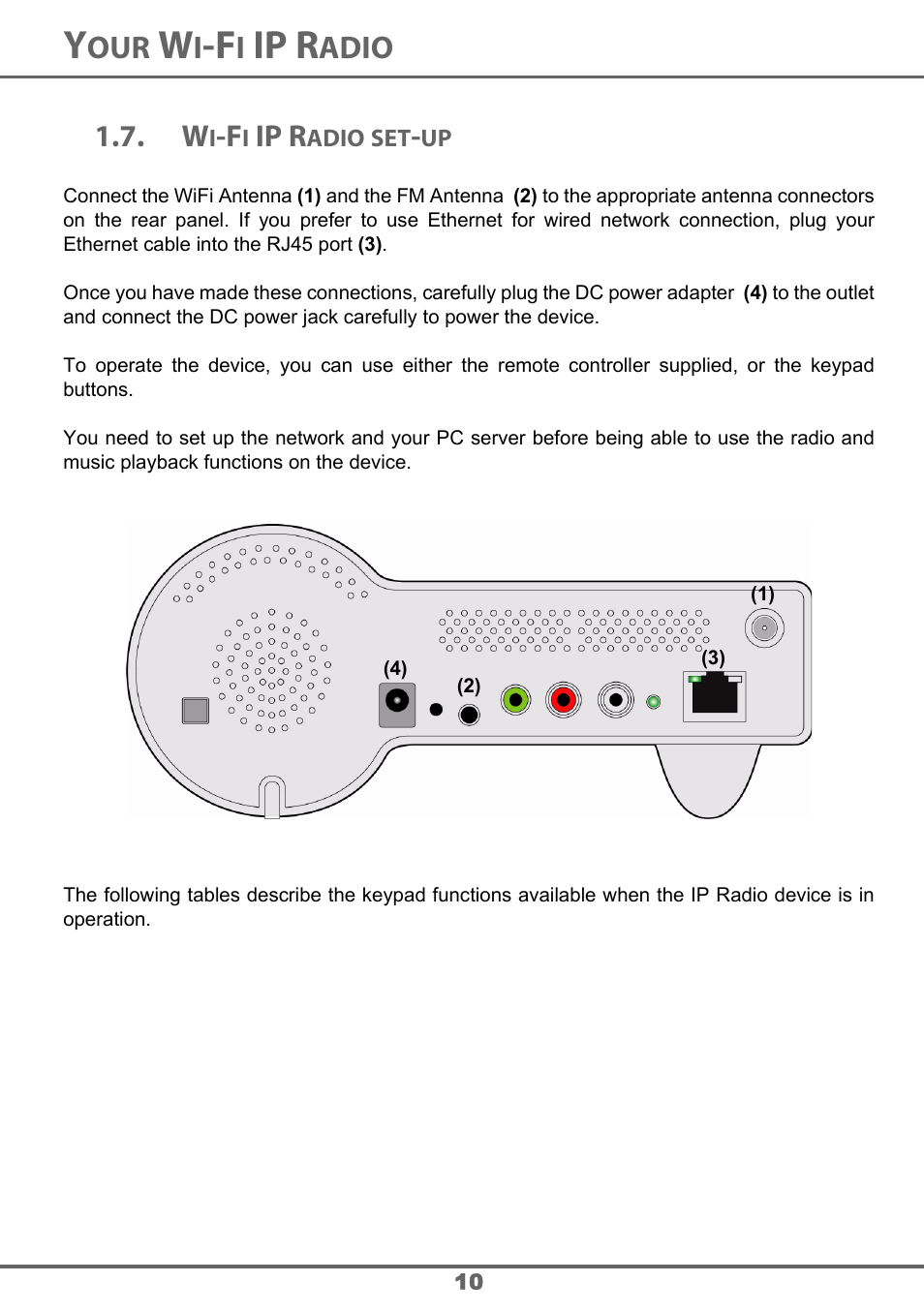 Ip r, Adio | Sagem 700 User Manual | Page 10 / 64