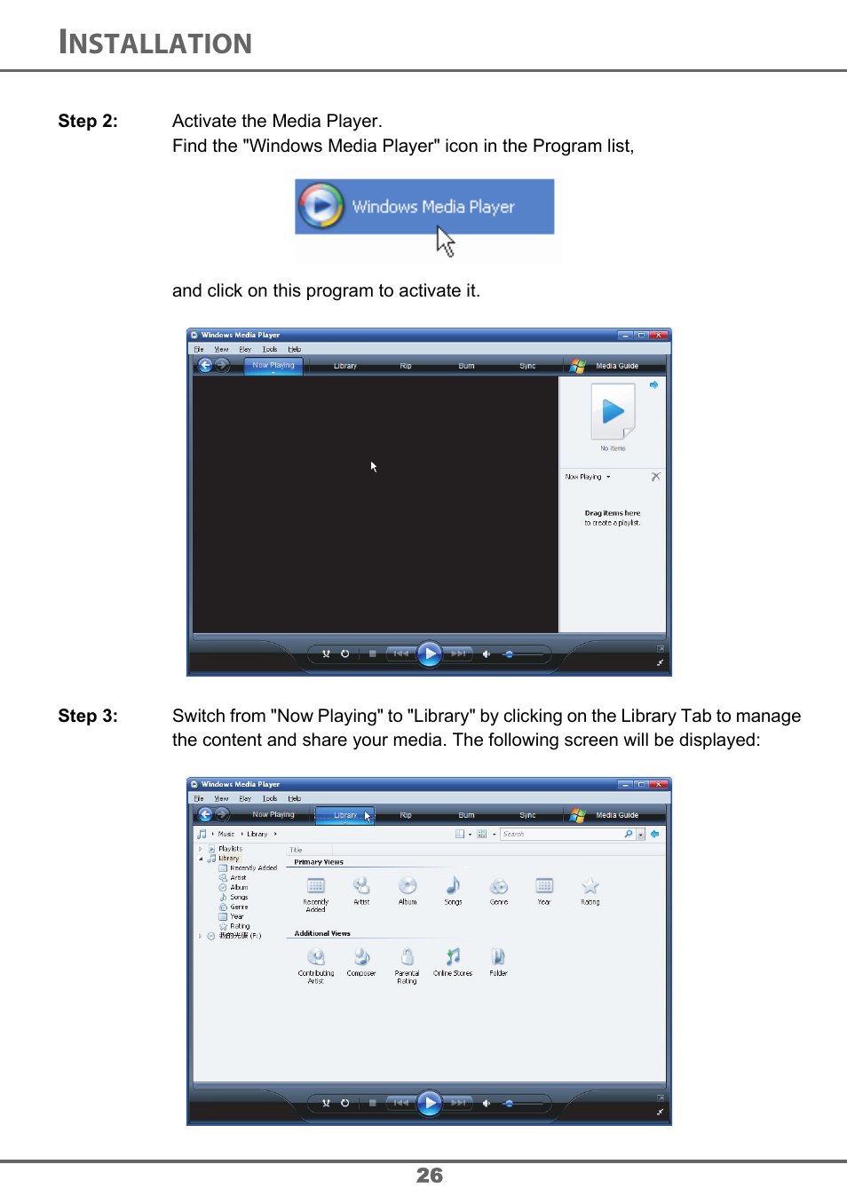 Nstallation | Sagem 700 User Manual | Page 26 / 64